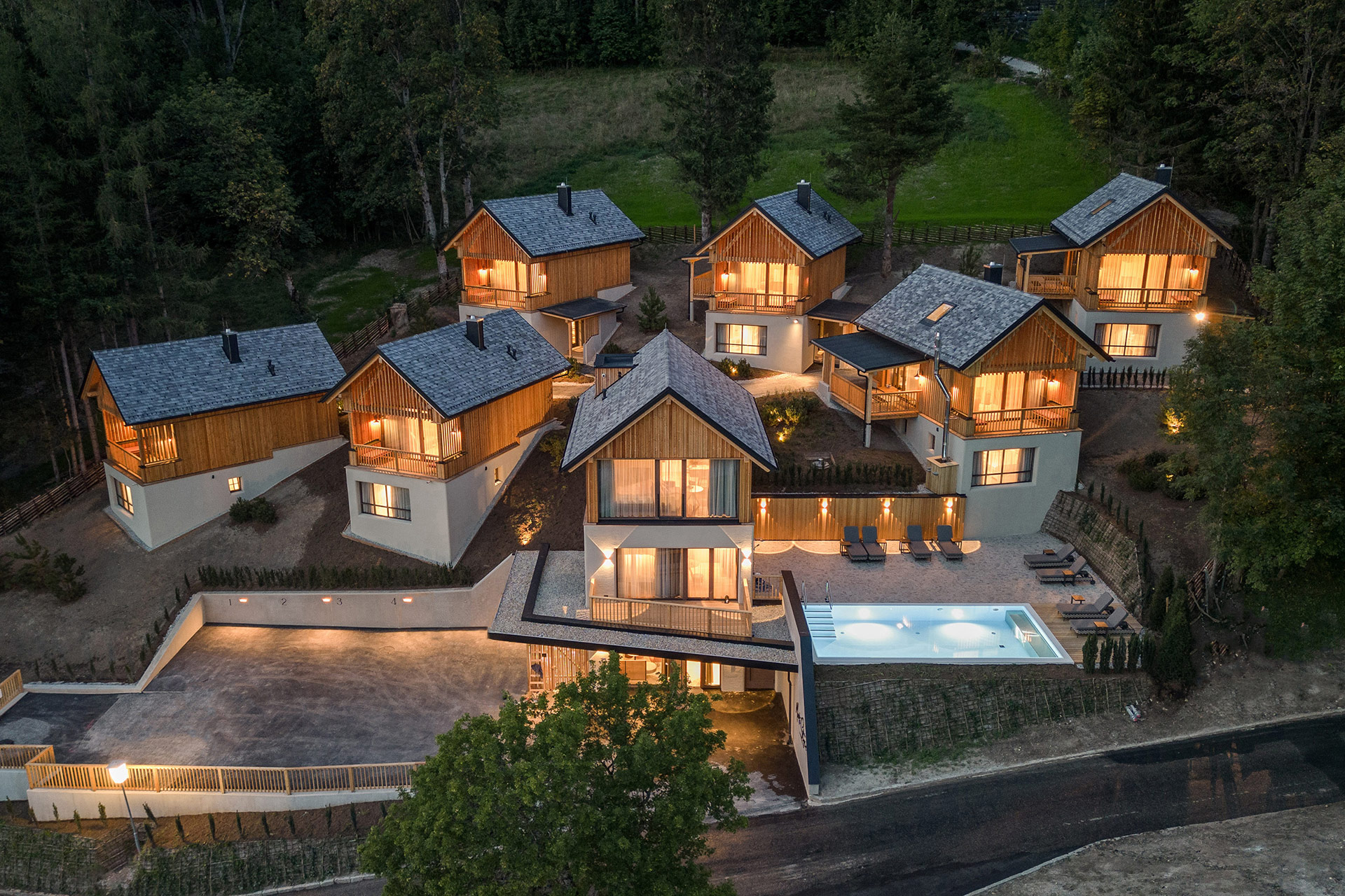 Luxusurlaub im Montestyria Romantik-Chalet Romantikurlaub im Montestyria Luxushotel und Chalets